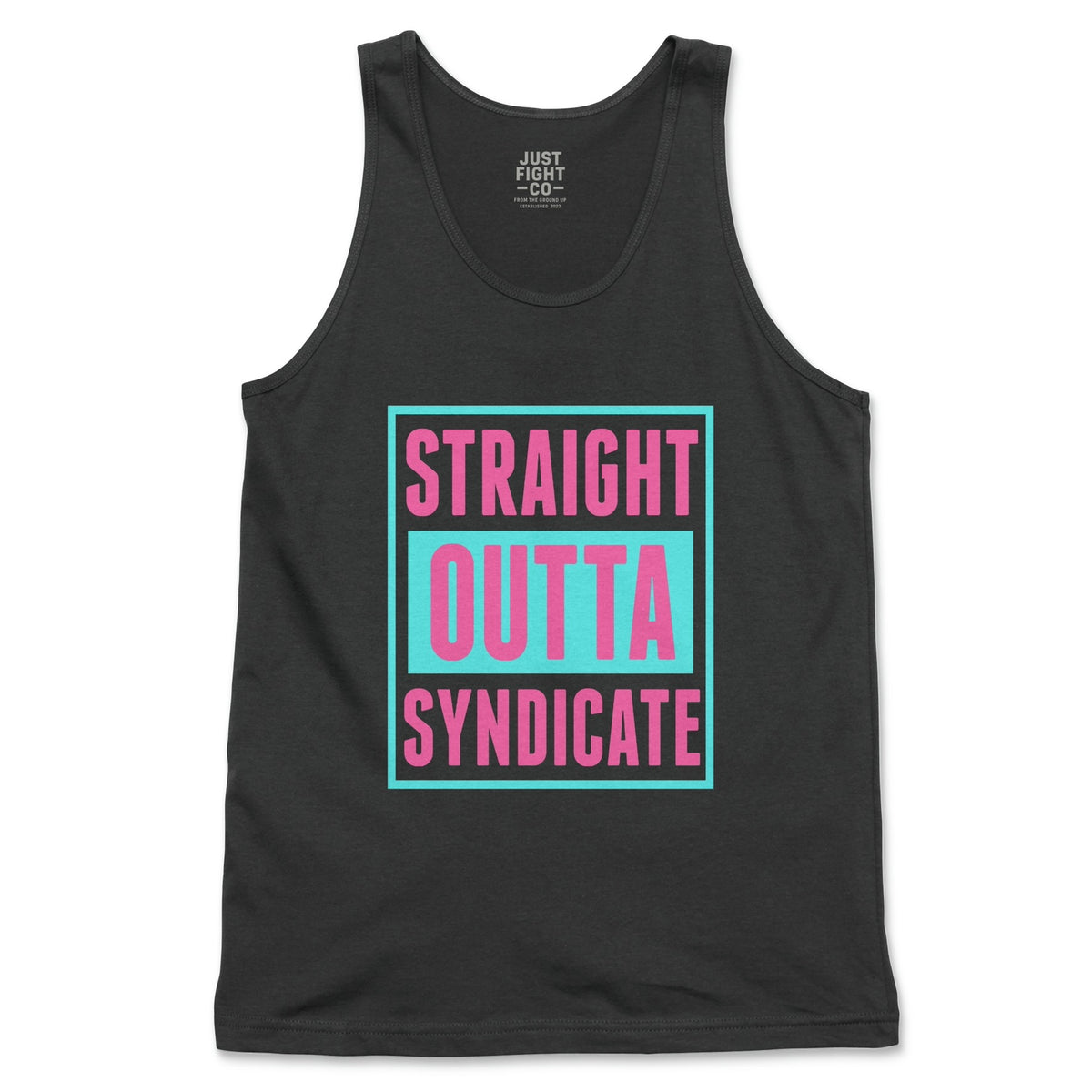 Straight Outta Syndicate Tank – Black / Neon