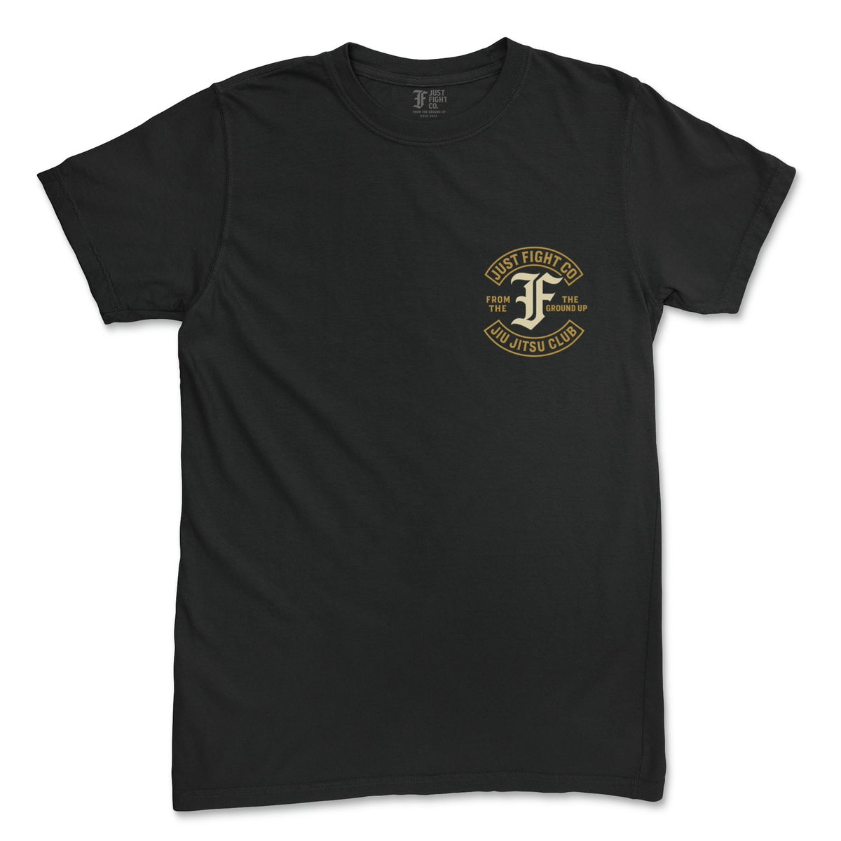 Just Fight Co. Jiu Jitsu Club Tee – Black & Gold