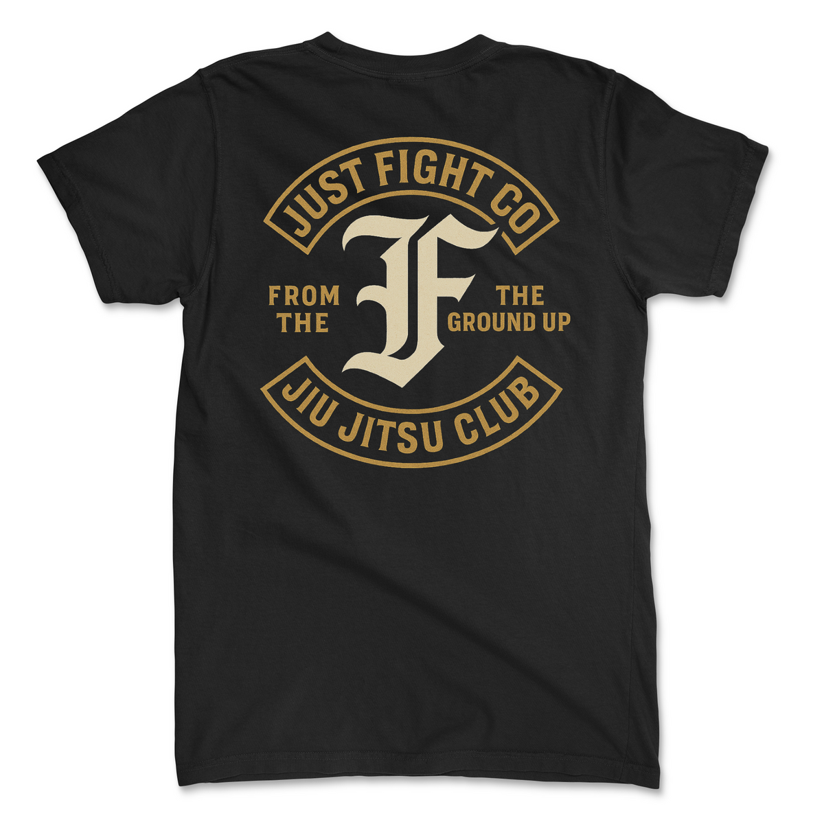 Just Fight Co. Jiu Jitsu Club Tee – Black & Gold