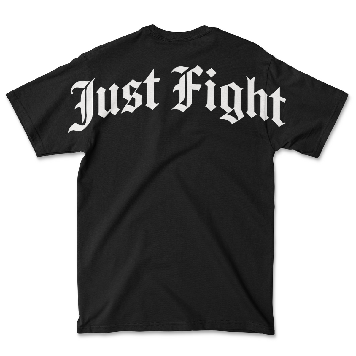 Just Fight Oversized Back Print Tee